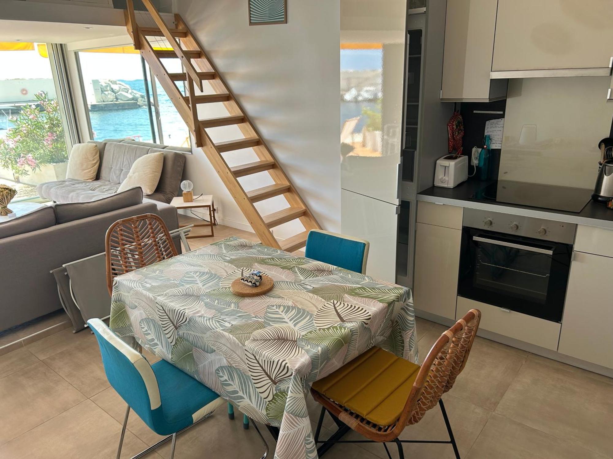 Horizon Bleu Bandol : Appartement Pieds Dans L'Eau Екстер'єр фото