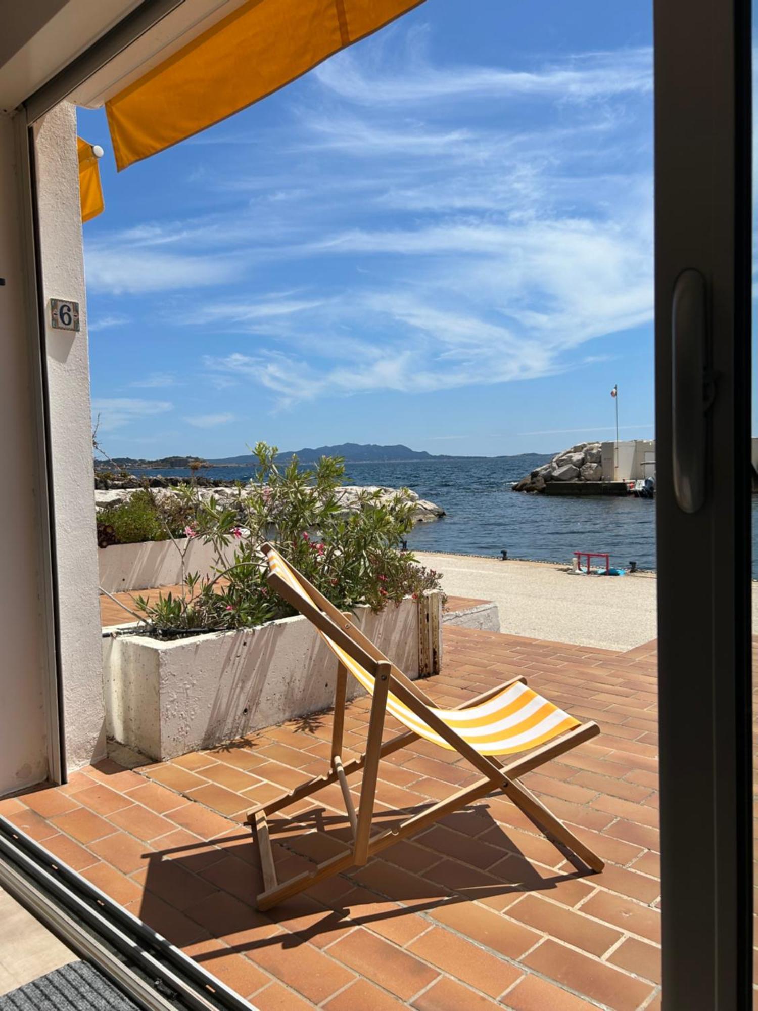 Horizon Bleu Bandol : Appartement Pieds Dans L'Eau Екстер'єр фото